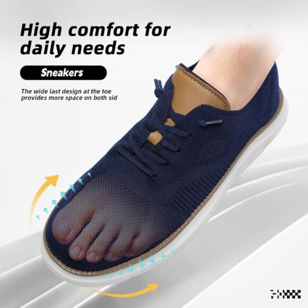 ⚡Men's Z45 Blue Mesh Casual Walking Business Oxfords Work Lightweight Sneakers - Picture 7 of 7